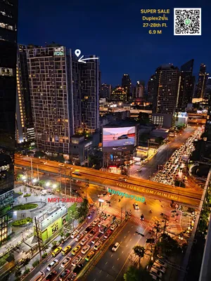เจ้าของขายเอง - ให้เช่า CONDO DUPLEX @ IDEO MOBI RAMA9 ติดรถไฟฟ้าMRTพระราม9-20เมตร Tourist-Night Market-Business Center