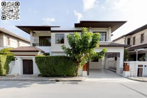 📲Line ID @556ryccg 🏡บ้านติดถนนเลียบด่วน 4 ห้องนอน 1 ห้องแม่บ้าน 320ตรม ที่ดิน 90ตรว หมู่บ้านสิริทาวารา ใกล้ห้างThe Crystal ทางด่วนเอกมัย