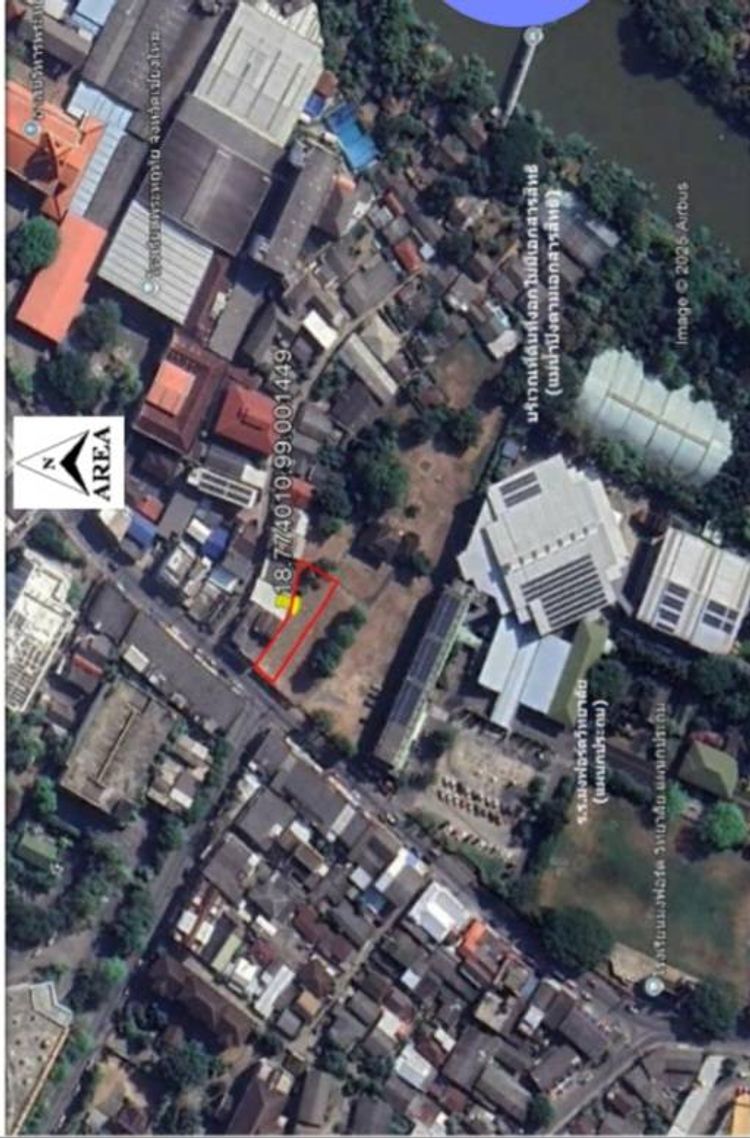 ที่ดินโซนพาณิชกรรมการค้า ติดถนนกลางเมืองเชียงใหม่ ขายราคาประเมินราชการ, ภาพที่ 4