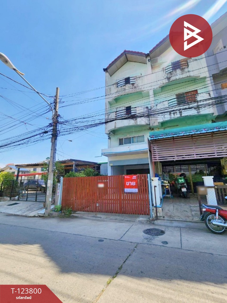 ขายอาคารพาณิชย์ 3 ชั้น ซ.สุขุมวิท117 สมุทรปราการ ทำเลดี
