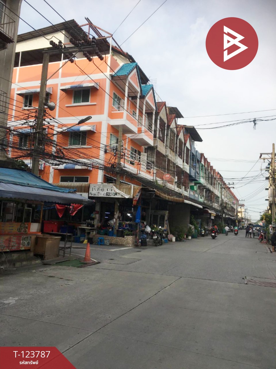ขายอาคารพาณิชย์ 2 คูหา เนื้อที่ 39.5 ตร.วา ท้ายบ้านใหม่ สมุทรปราการ