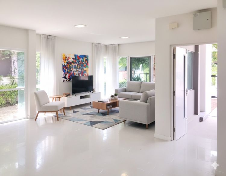 ขายบ้านเดี่ยวบรรยากาศรีสอร์ท บ้านใหม่ 2 ชั้น 3 ห้องนอน 3 ห้องน้ำ, ภาพที่ 4