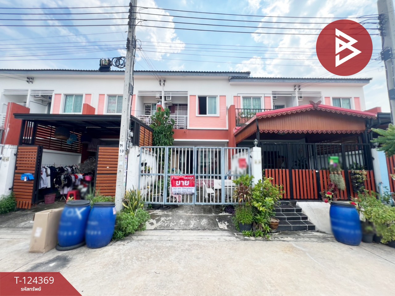 ขายทาวน์เฮ้าส์ 2 ชั้น เนื้อที่ 16 ตร.วา บางบ่อ สมุทรปราการ