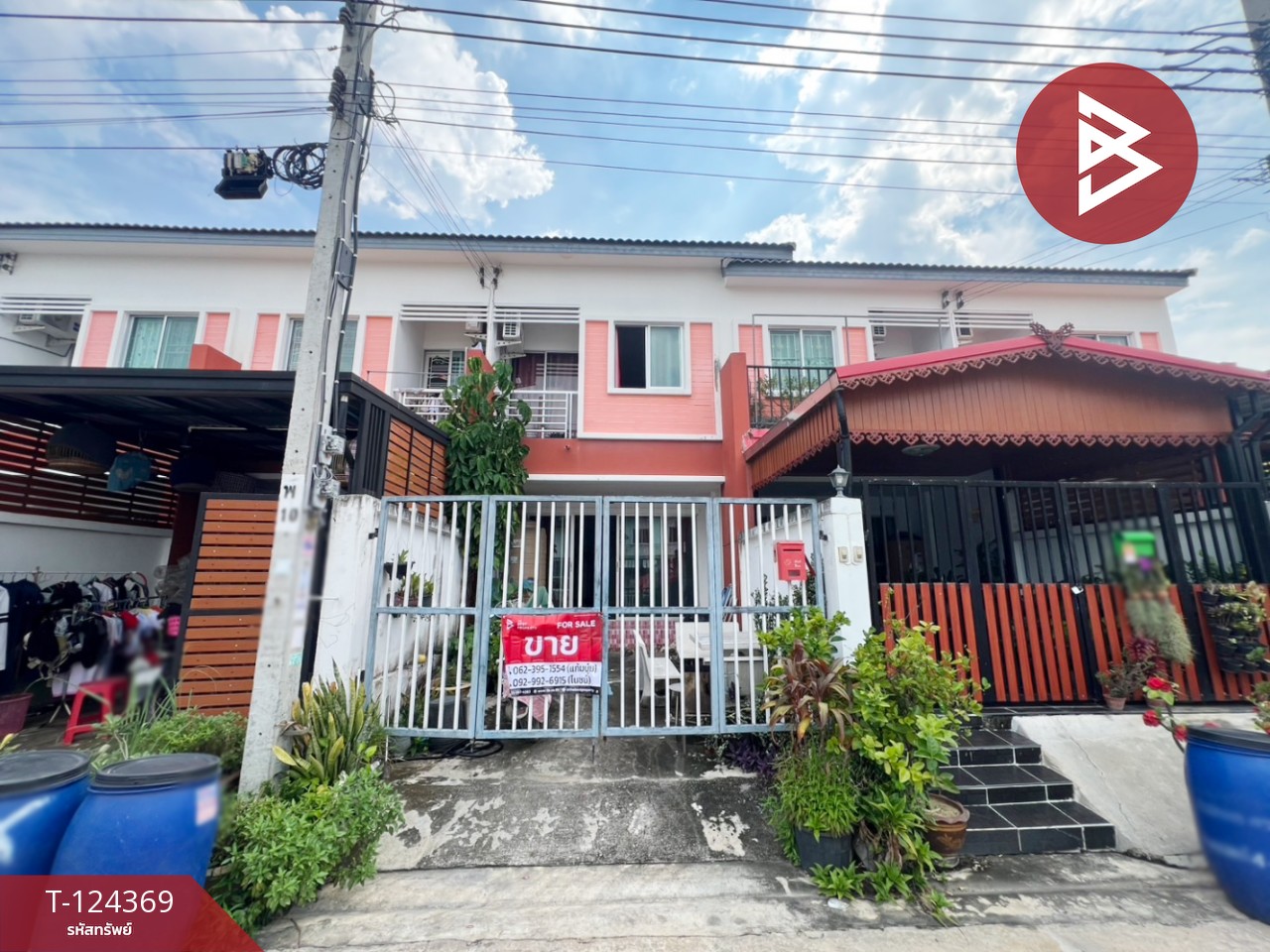 ขายทาวน์เฮ้าส์ 2 ชั้น เนื้อที่ 16 ตร.วา บางบ่อ สมุทรปราการ