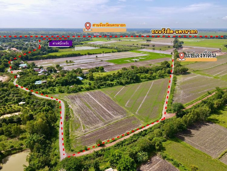 บ้านนาฟิลแลนวิวเขาไฟฟ้า ประปาพร้อมห่างนครนายก2กม.วิวท้องทุ่งเงินสด, ภาพที่ 4