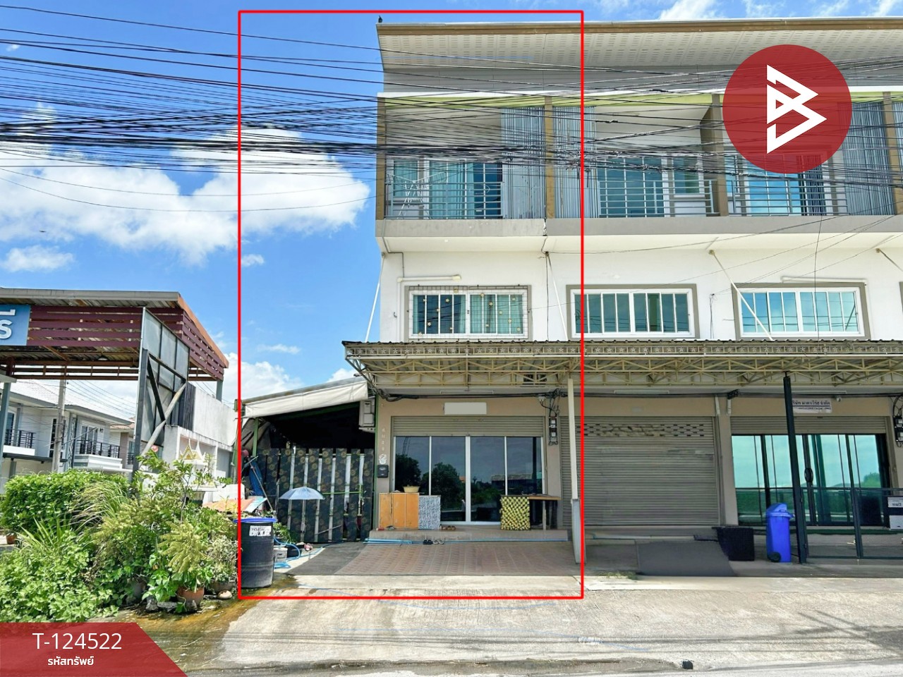 ขาย/เช่า อาคารพาณิชย์หลังมุม หมู่บ้านสรณ์สิริเพลส เทพารักษ์-แพรกษา สมุทรปราการ ราคาถูก