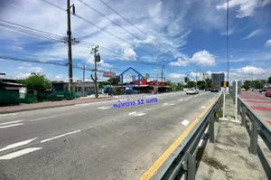 ขายที่ดินถมแล้ว 4ไร่ ติดถนนเลียงเมืองนนทบุรี ใกล้รถไฟฟ้าสายสีม่วง สถานี แยกนนทบุรี 1