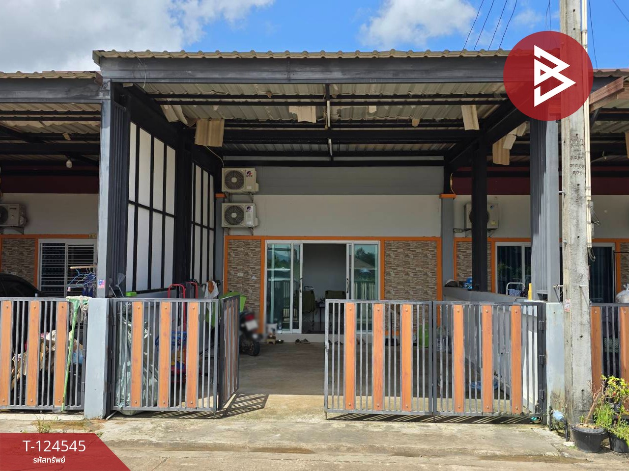ขายทาวน์เฮ้าส์ชั้นเดียว เนื้อที่ 25.1 ตร.วา ท่าช้าง จันทบุรี