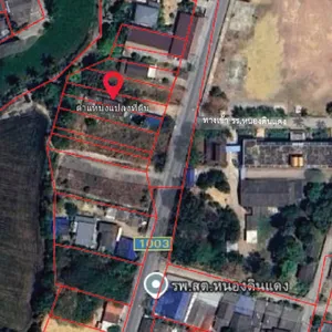 ที่ดิน 119.1 ตร.ว. ติดถนนหลัก ห่างวัดหนองดินแดง นครปฐม 400 เมตร