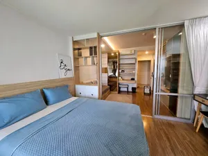 Call : 080-564-6449 ให้เช่า Condo U Delight Residence Riverfront Rama 3 ใกล้เซ็นทรัล​ พระราม 3 แบบ 1 ห้องนอน ชั้น18 วิวฝั่งแม่น้ำ เฟอร์นิเจอร์ built-in