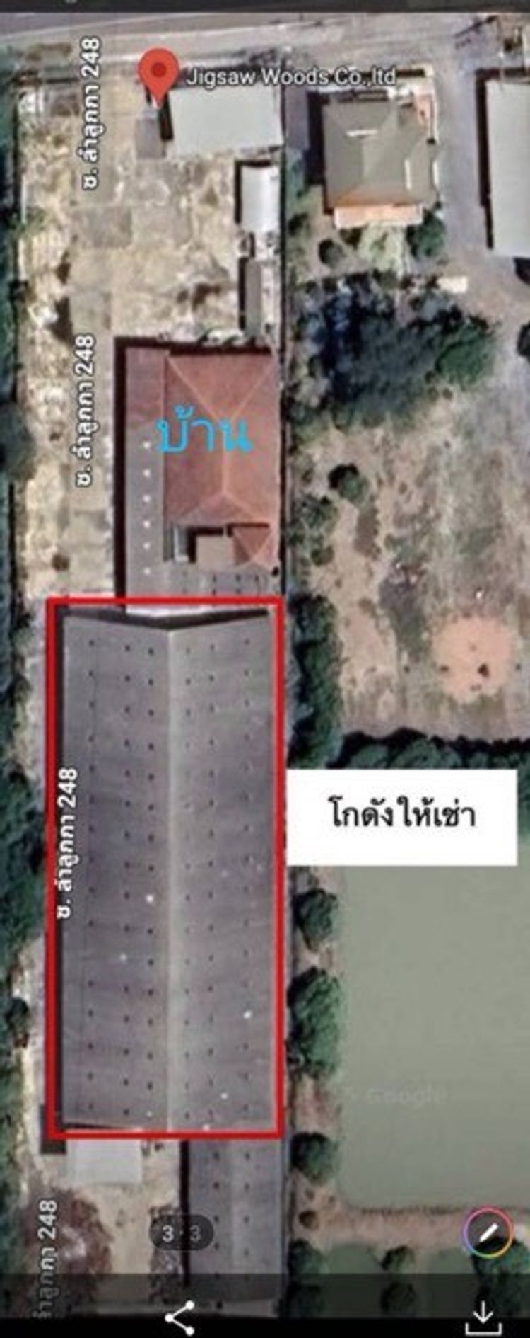 ให้เช่าโกดัง พื้นที่ใหญ่ 2,160 ตร.ม. ทำเลทองถนนลำลูกกา คลอง 14 ปทุมธานี, ภาพที่ 4