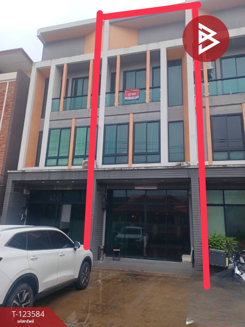 ขายอาคารพาณิชย์ 3 ชั้น เนื้อที่ 34.9 ตร.วา บางพลี สมุทรปราการ