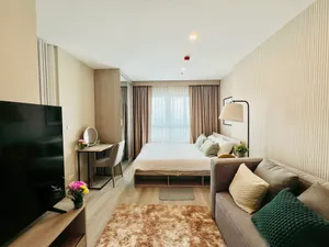 Call : 095-456-4655 คอนโด เอลลิโอ สาทร-วุฒากาศ ใกล้ BTS วุฒากาศ สตูดิโอ 25 ตารางเมตร 1 ห้องครัว ชั้น41 ตึกA ตกแต่งครบ