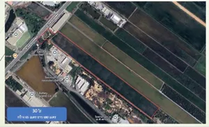 ขายที่ดินเปล่าผังสีม่วง ขนาด 30 ไร่ ทำเลทอง บนถนน EEC อยู่บนแหล่งอุตสาหกรรม ตลาดปองพล ฉะเชิงเทรา