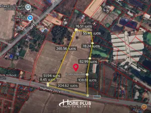 ขายที่ดินแปลงใหญ่ 76 ไร่ ติดถนน 2024 ทำเลบ้านนา นครนายก ใกล้วัดบ้านพริก