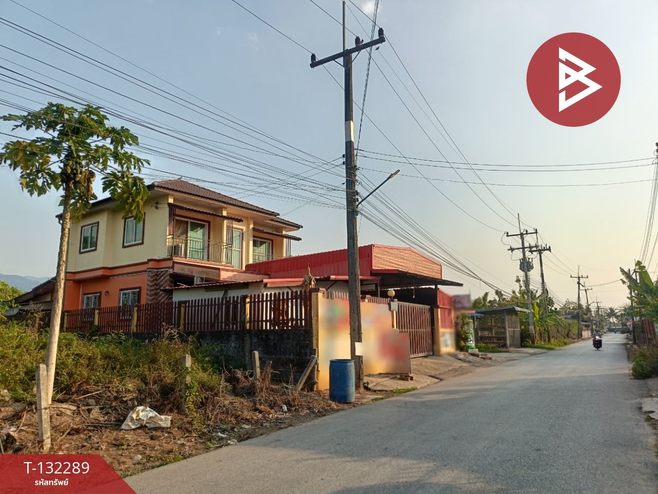 ขายบ้านเดี่ยว พร้อมสวนทุเรียน เนื้อที่ 1 งาน 64.7 ตร.วา พลับพลา จันทบุรี