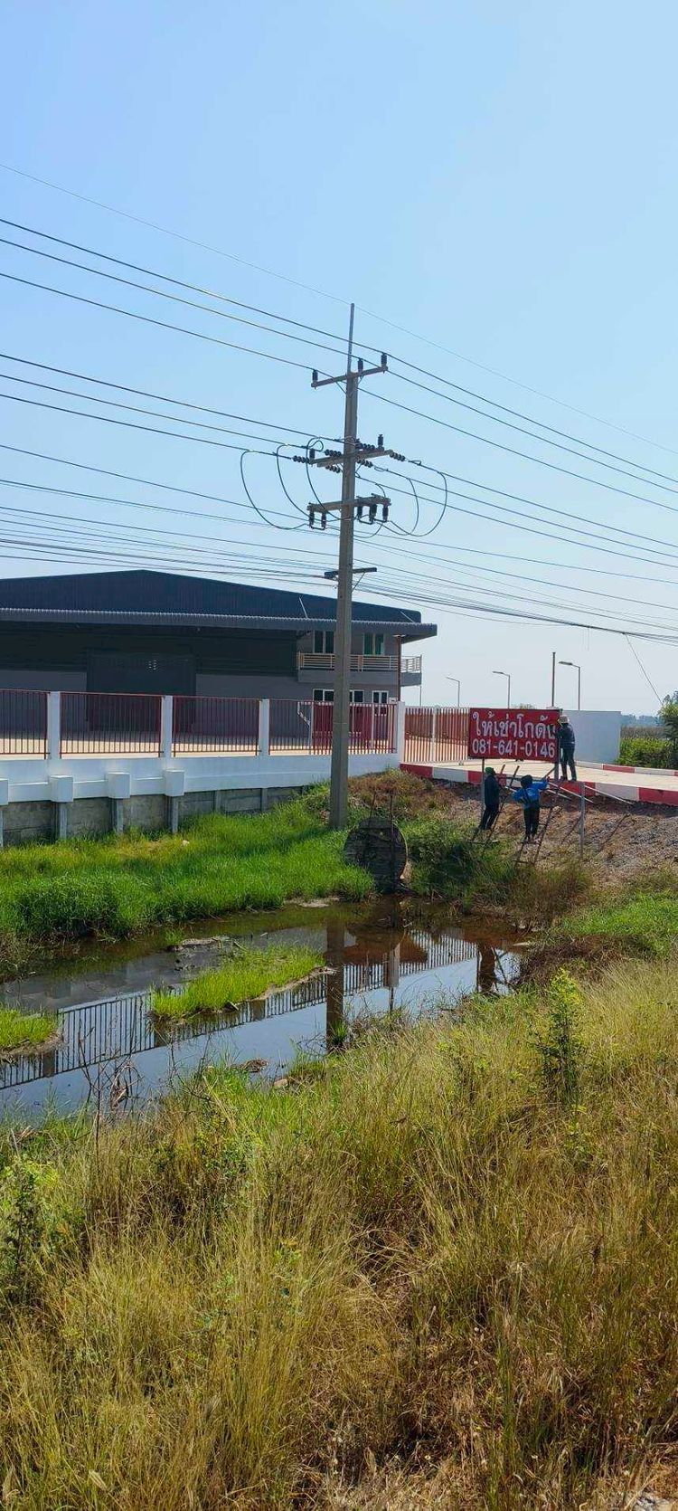 ให้เช่าโกดังพร้อมสำนักงาน พื้นที่ 7 ไร่ ไฟฟ้า 3 เฟส ทำเลดี  บางปลาม้า, ภาพที่ 4