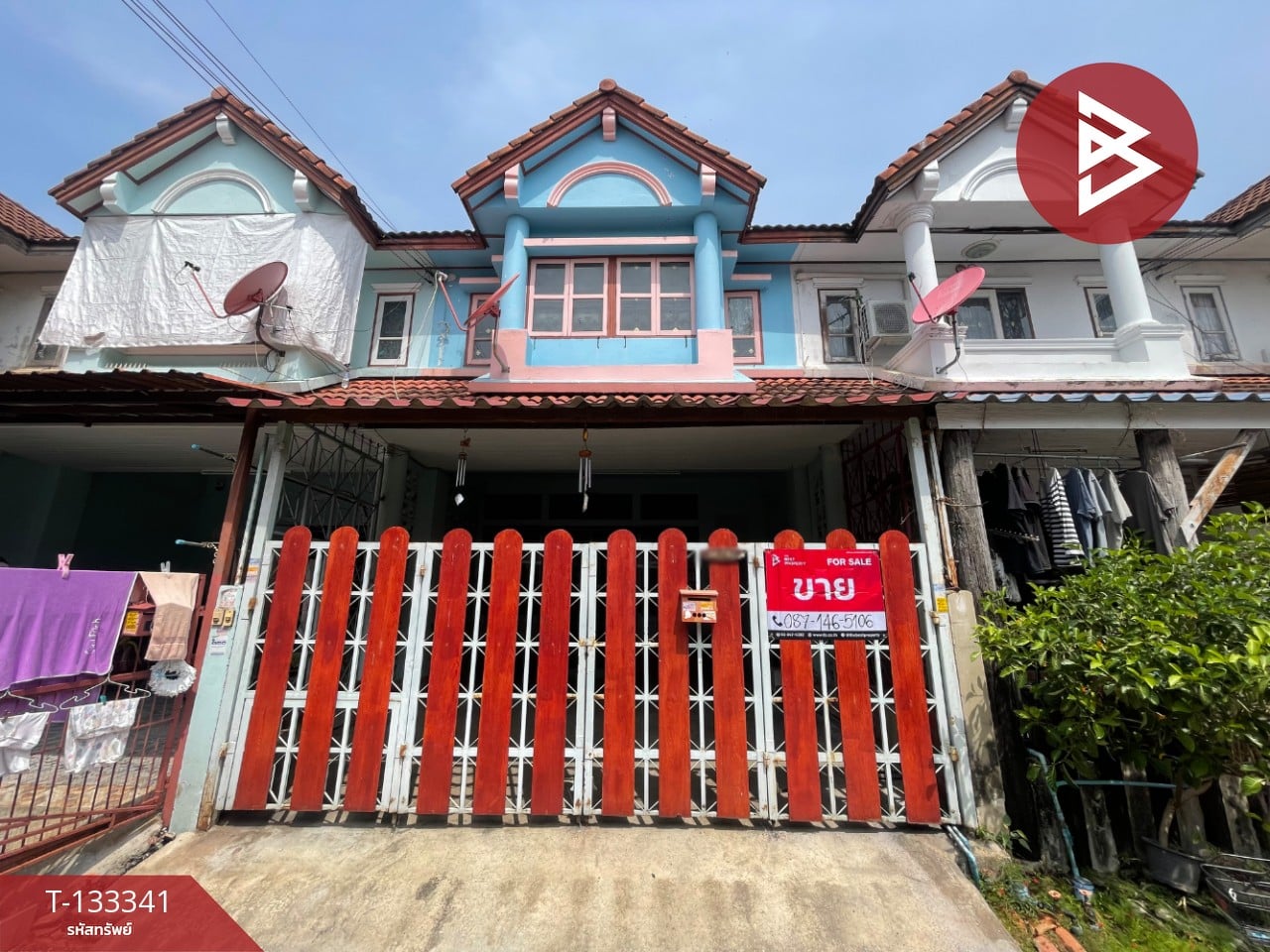 ขายทาวน์เฮ้าส์ หมู่บ้านกานดา เนื้อที่ 18 ตร.วา พันท้ายนรสิงห์ สมุทรสาคร