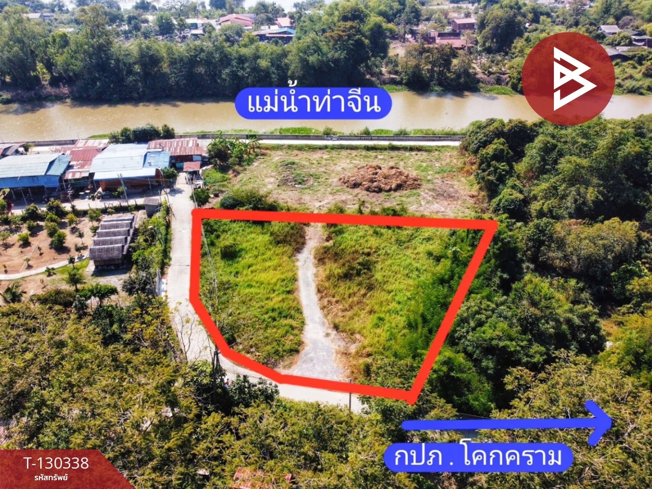 ขายที่ดิน เนื้อที่ 1 ไร่ 48 ตร.วา บางปลาม้า สุพรรณบุรี