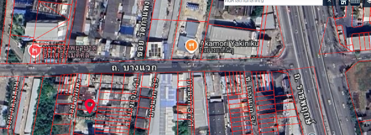 ขายที่ดินเปล่ารูปสี่เหลี่ยมผืนผ้าขนาด 45 ตรว. ซอยบางแวก 43 13), ภาพที่ 4