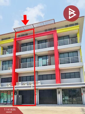 ขายอาคารพาณิชย์ 3.5 ชั้น อ.บางน้ำเปรี้ยว ฉะเชิงเทรา ทำเลติดถนน