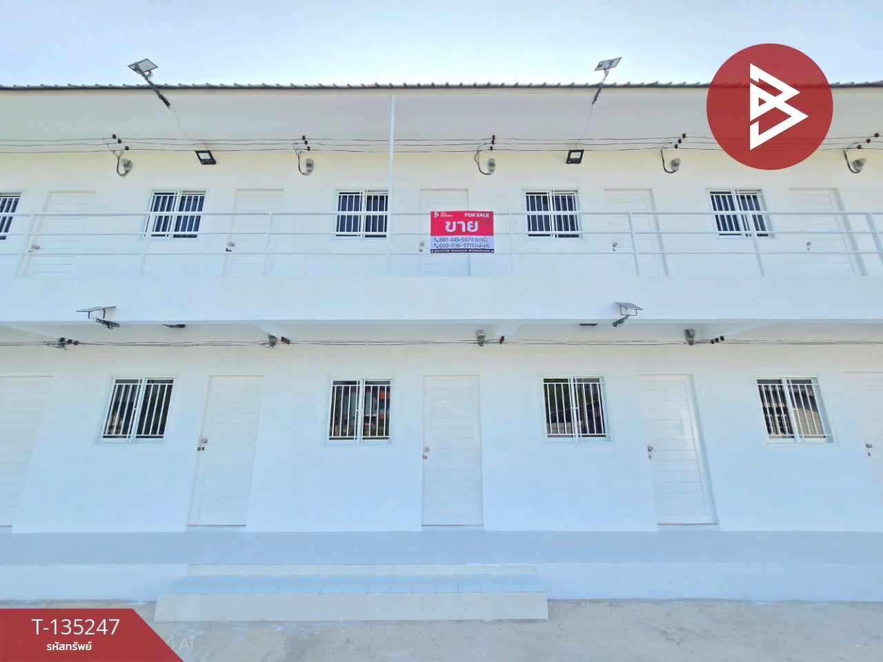 ขายอพาร์ทเม้นท์ 2 ชั้น เนื้อที่ 1 งาน 34 ตร.วา สวนป่าน นครปฐม