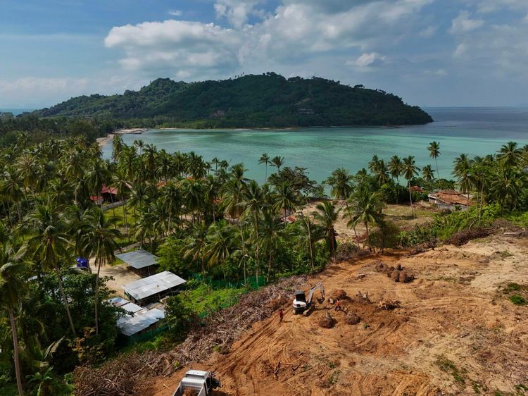 ขายที่ดินเกาะสมุย 2 ไร่ ตลิ่งงาม ใกล้ทะเล แบ่งขาย, ภาพที่ 4