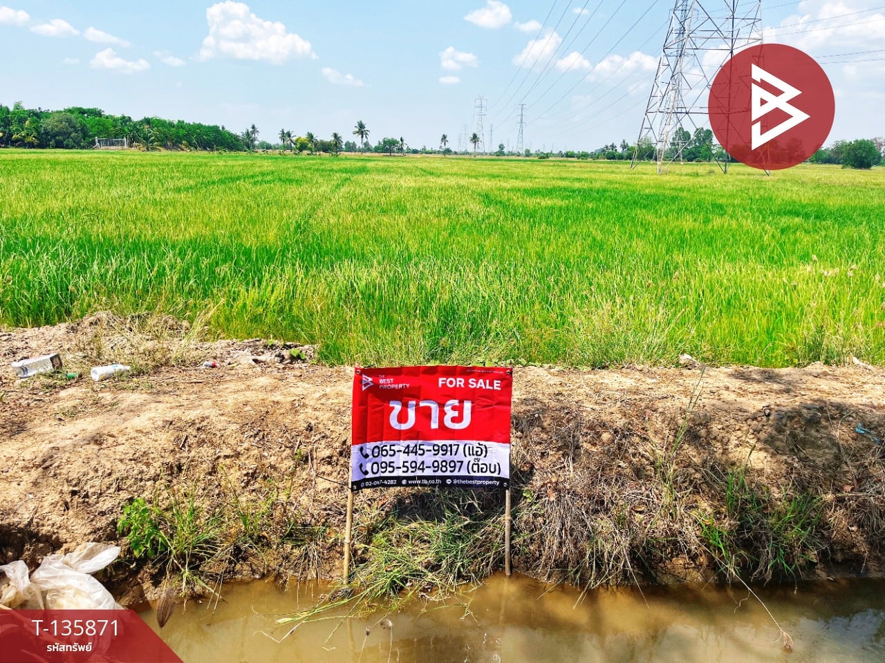 ขายที่ดิน เนื้อที่ 6 ไร่ 3 งาน 25.2 ตร.วา สรรพยา ชัยนาท