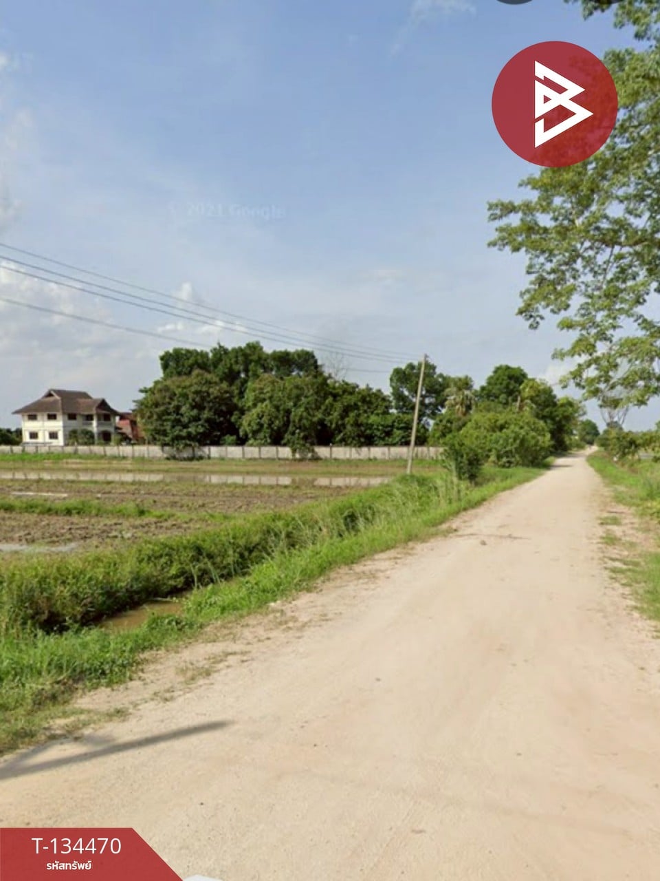 ขายที่ดิน เนื้อที่ 3 งาน 62 ตร.วา ริมกก เชียงราย