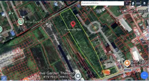 ขายที่ดิน 10 ไร่ 76 ตร.วา ซอยวัดพระเงิน บางกรวย นนทบุรี ทำเลดี ติดคลอง