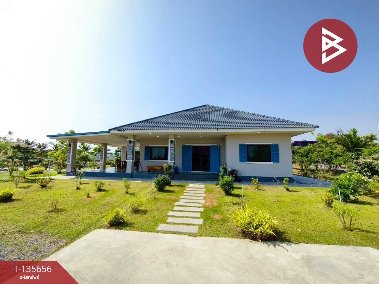 ขายบ้านเดี่ยวพร้อมที่ดิน เนื้อที่ 3 ไร่ 64 ตร.วา ท่าม่วง กาญจนบุรี