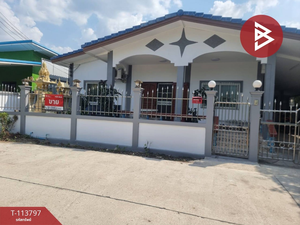 ขายบ้านเดี่ยวชั้นเดียว เนื้อที่ 51.6 ตร.วา สามควายเผือก นครปฐม