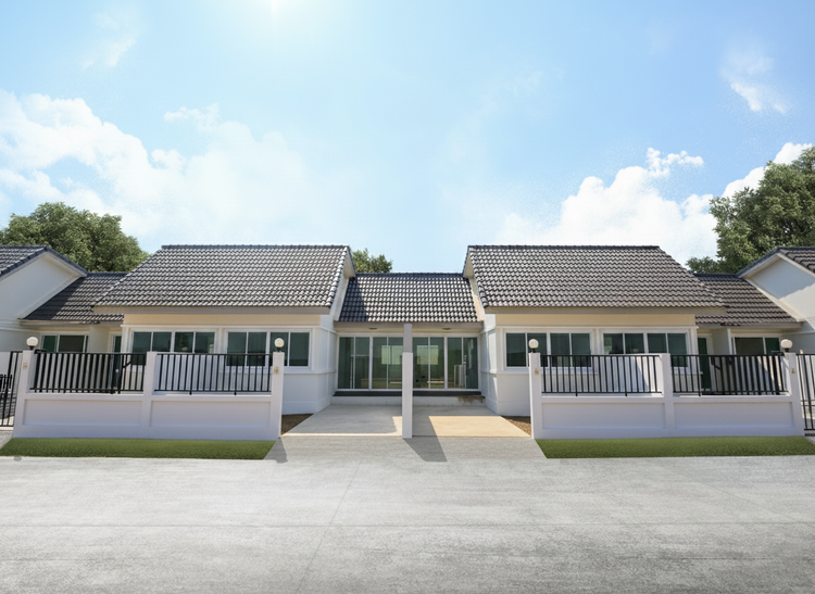 ทาวน์โฮม บ้านแฝด บ้านเดี่ยวชั้นเดียว ราคาถูก ทำเลใกล้สนามบิน, ภาพที่ 4
