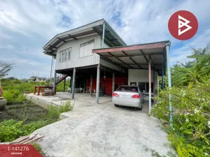 ขายบ้านเดี่ยวพร้อมที่ดิน เนื้อที่ 1 ไร่ 3 งาน 85 ตร.วา บางจะเกร็ง สมุทรสงคราม