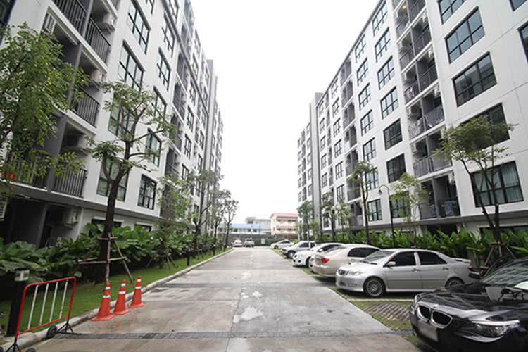 ให้เช่าคอนโด บียู คอนโด โชคชัย 4 ซอย 8 1 ห้องนอน วิวสวน พร้อมอยู่, ภาพที่ 4