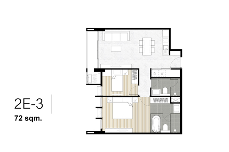 2 Bedroom ในโครงการ ไซมิส เธอร์ตี้ไนน์, ภาพที่ 4