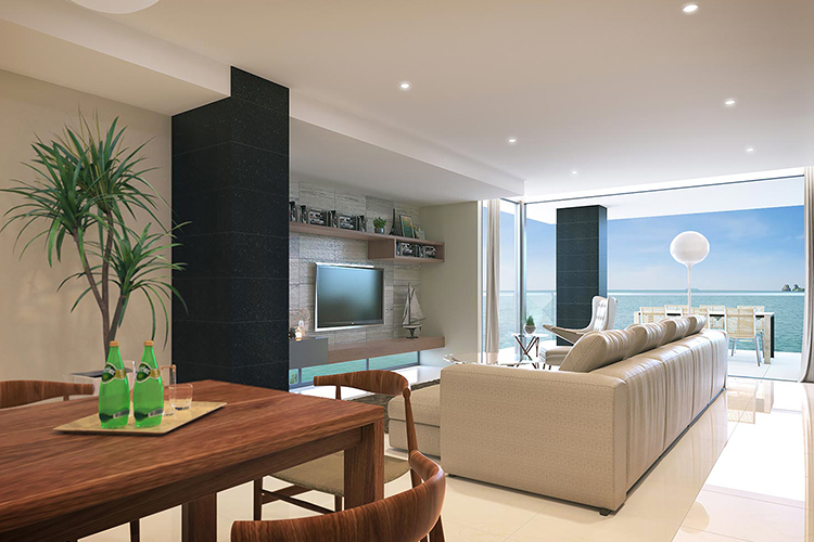 3 Bedroom ในโครงการ ดิ เอสเคป คอนโดมิเนียม, ภาพที่ 4