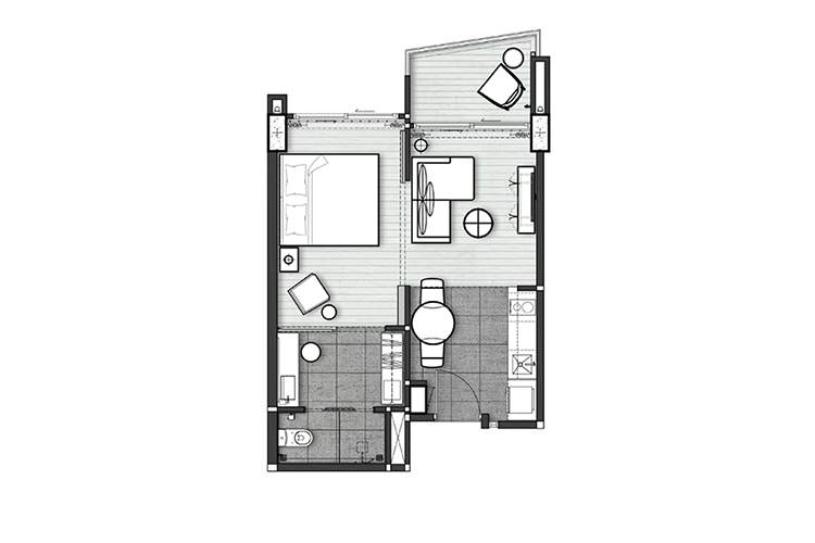 1 Bedroom ในโครงการ วีรันดา เรสซิเดนซ์ หัวหิน, ภาพที่ 4