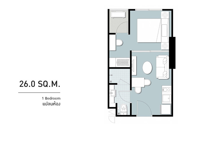 1 Bedroom ในโครงการ เดอะ สกาย สุขุมวิท, ภาพที่ 4