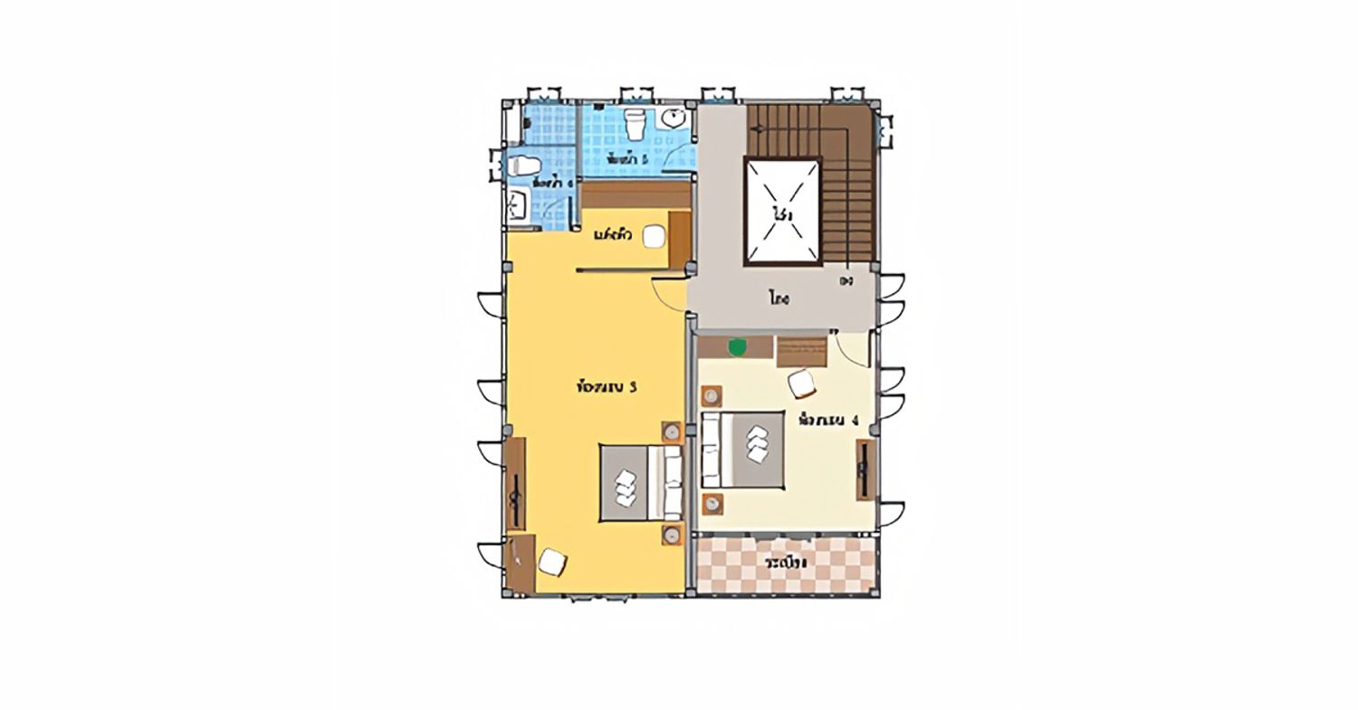 บ้านเดี่ยวสามชั้น ในโครงการ บ้านภูมิสิริ รังสิต คลอง 7, ภาพที่ 4