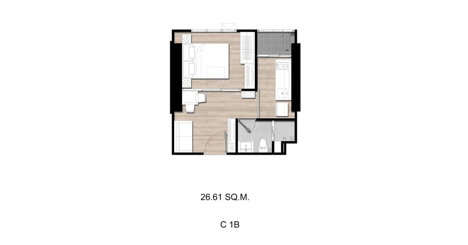 1 Bedroom Exclusive ในโครงการ โมดิซ สุขุมวิท 50, ภาพที่ 4