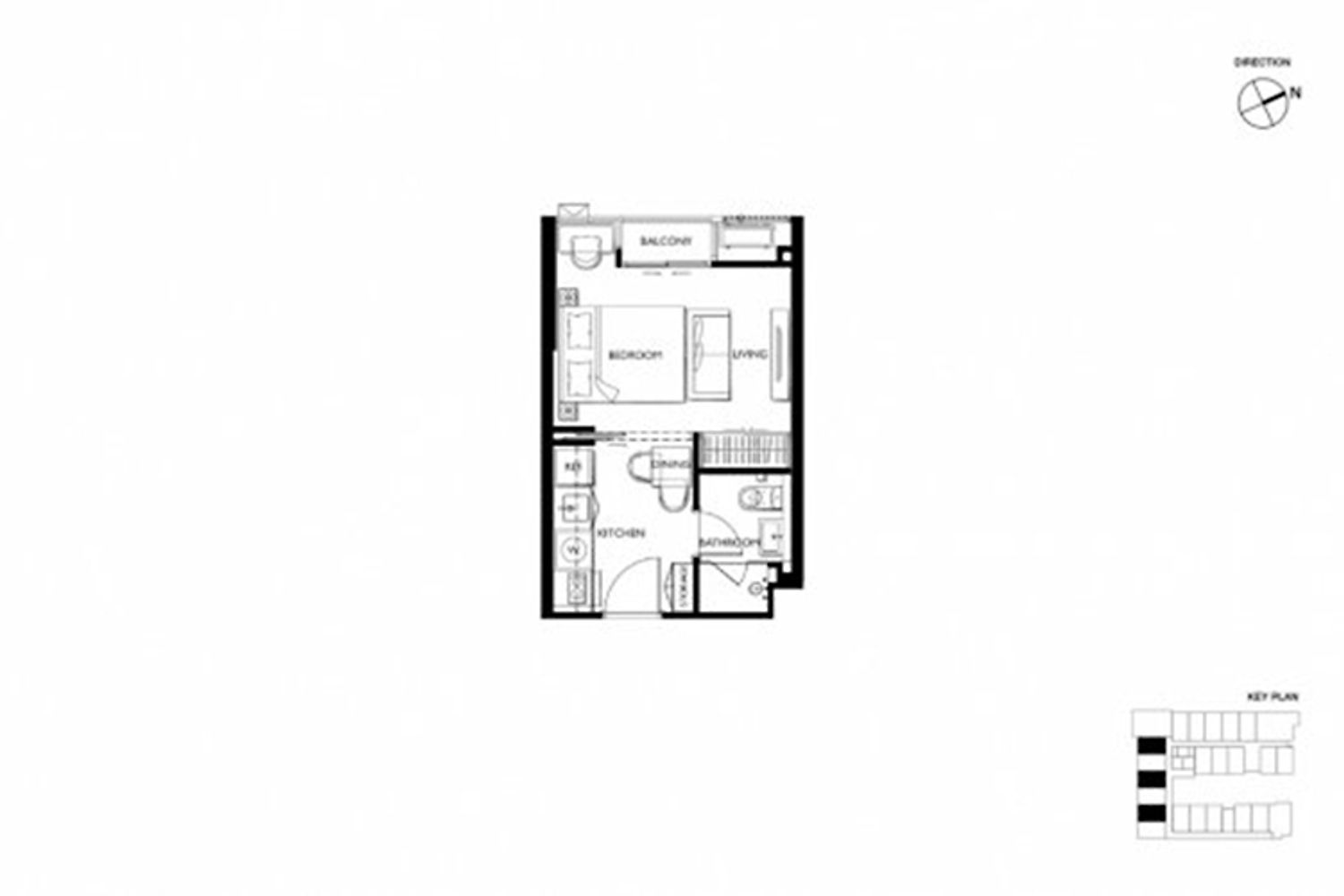 1 Bedroom ในโครงการ มาเอสโตร 07 อนุสาวรีย์, ภาพที่ 4